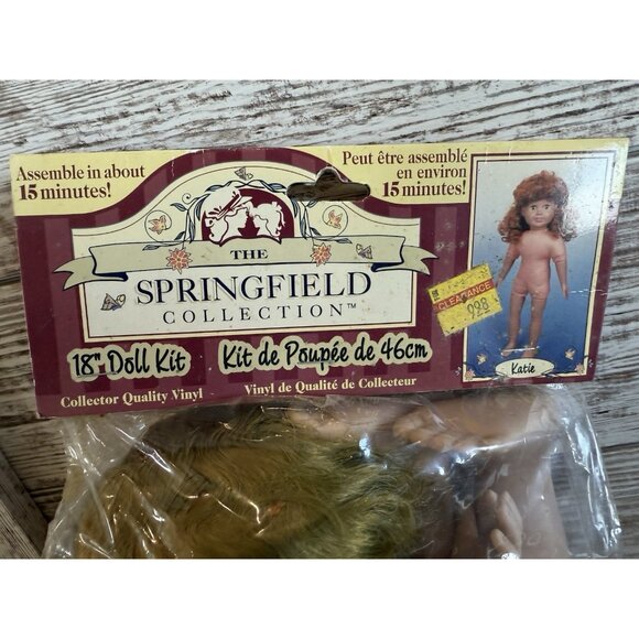 Springfield Collection 18" Doll Kit  Vintage  New  Sealed Eyes Open And Close - Picture 2 of 5